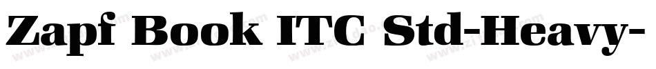 Zapf Book ITC Std-Heavy字体转换
